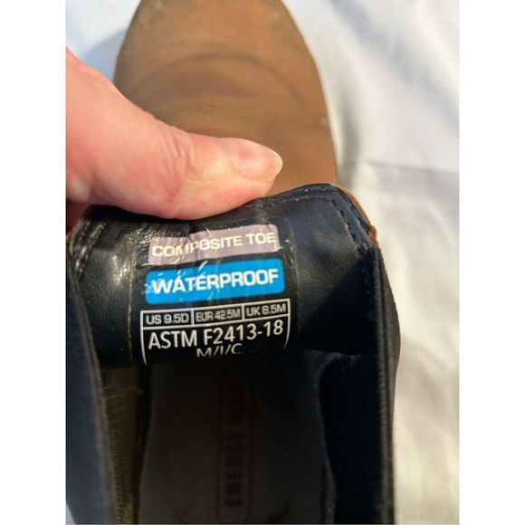 Ariat Boots Composite toe waterproof ankle 9.5D wide Astn F2413-18 MIC EH brown - Picture 7 of 11